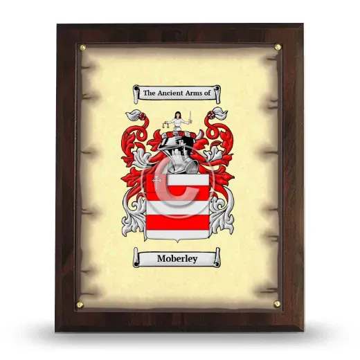 Moberley Coat of Arms Plaque