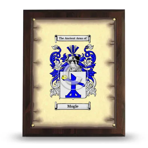 Mogle Coat of Arms Plaque