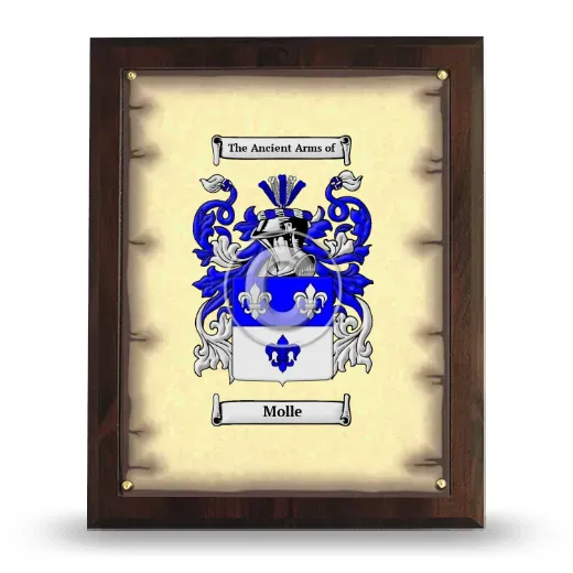 Molle Coat of Arms Plaque