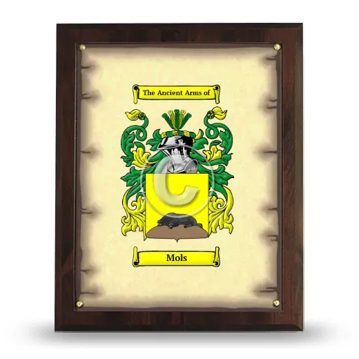 Mols Coat of Arms Plaque
