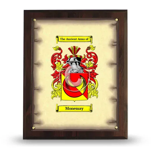 Monemay Coat of Arms Plaque