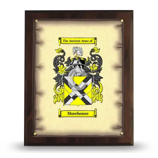 Morehouse Coat of Arms Plaque