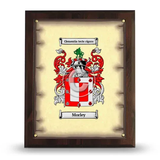 Morley Coat of Arms Plaque