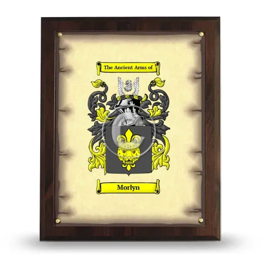 Morlyn Coat of Arms Plaque