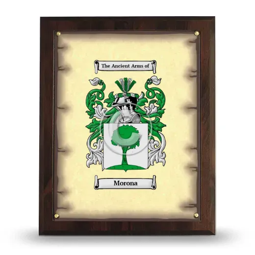 Morona Coat of Arms Plaque