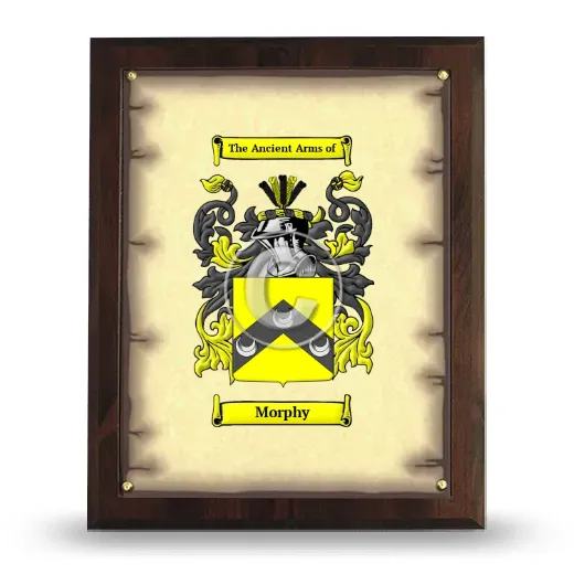 Morphy Coat of Arms Plaque