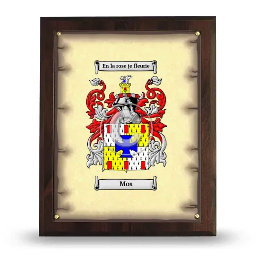 Mos Coat of Arms Plaque