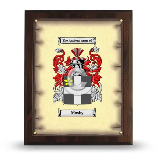 Mosby Coat of Arms Plaque