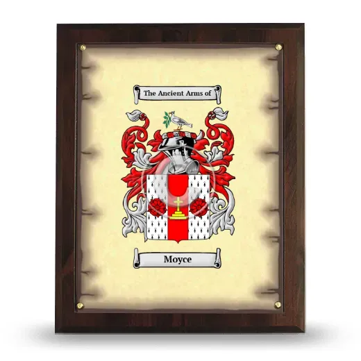 Moyce Coat of Arms Plaque