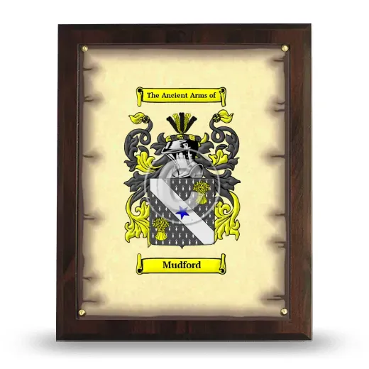 Mudford Coat of Arms Plaque