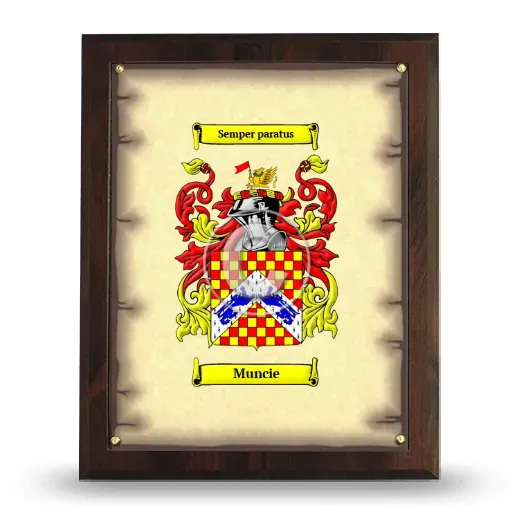 Muncie Coat of Arms Plaque