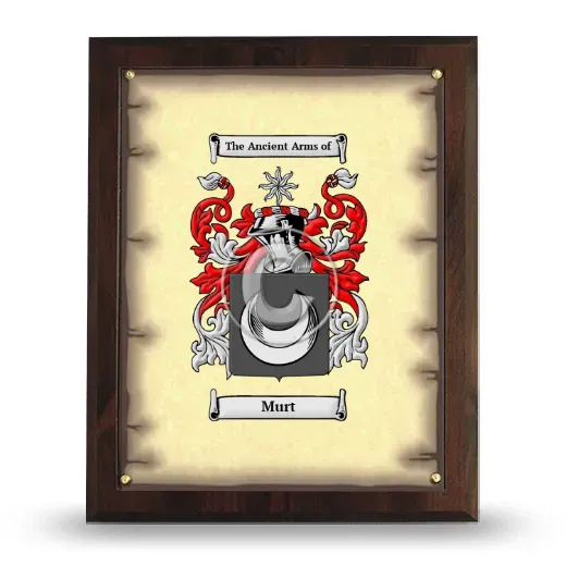 Murt Coat of Arms Plaque