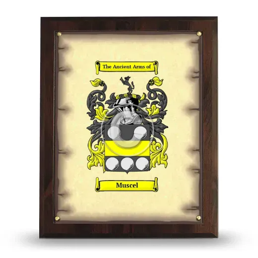 Muscel Coat of Arms Plaque