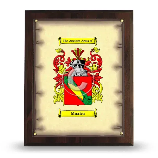 Muxica Coat of Arms Plaque