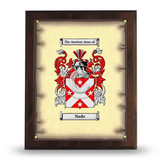 Nado Coat of Arms Plaque
