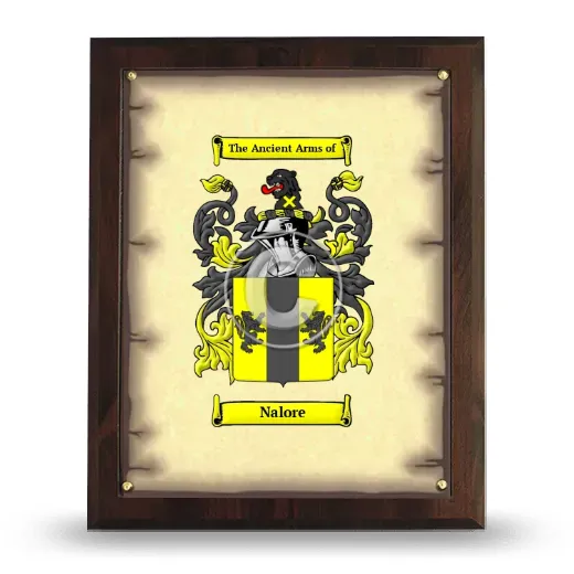 Nalore Coat of Arms Plaque