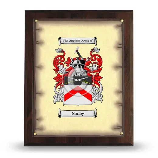 Nanby Coat of Arms Plaque