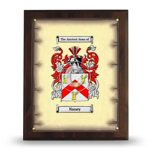 Naney Coat of Arms Plaque