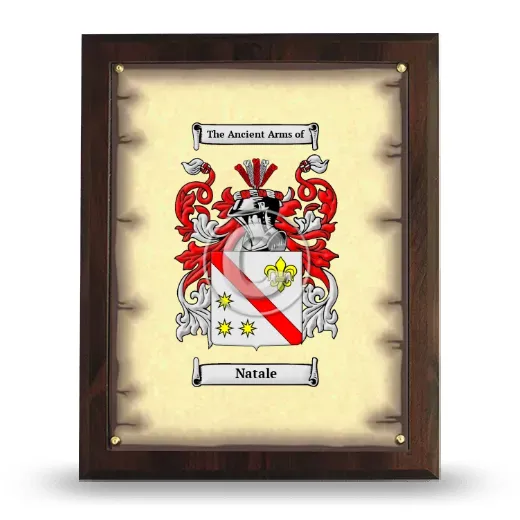 Natale Coat of Arms Plaque