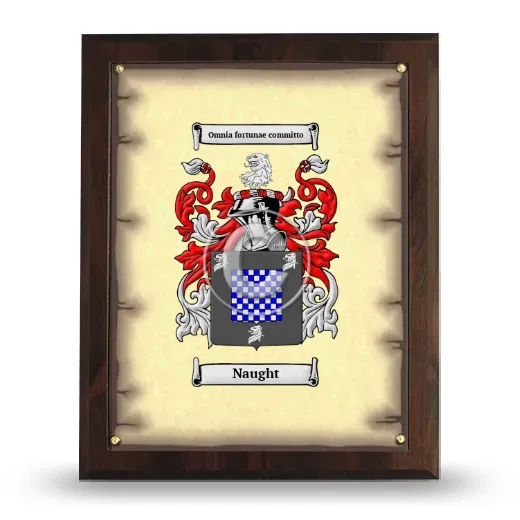 Naught Coat of Arms Plaque