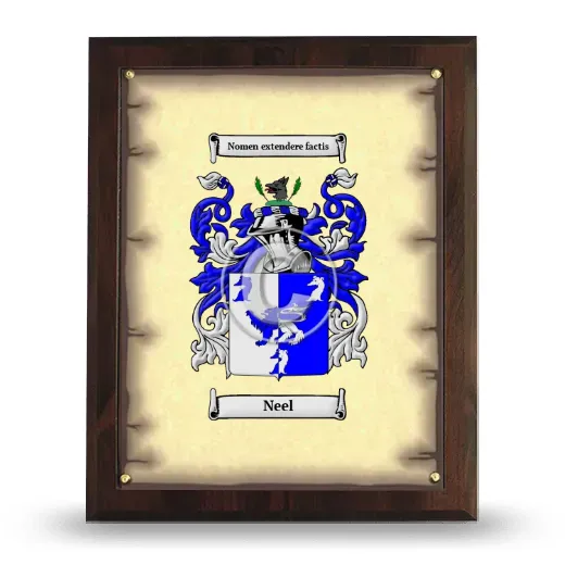 Neel Coat of Arms Plaque