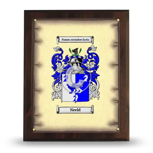 Neeld Coat of Arms Plaque
