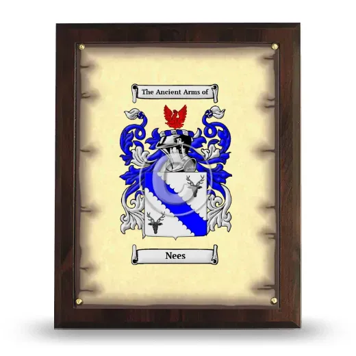 Nees Coat of Arms Plaque