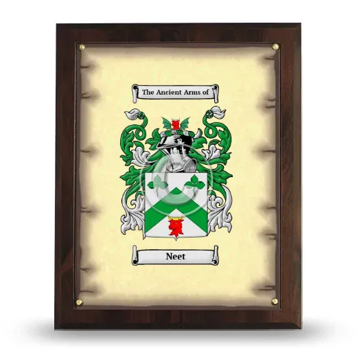 Neet Coat of Arms Plaque