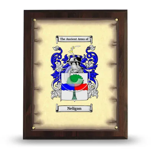 Neligan Coat of Arms Plaque