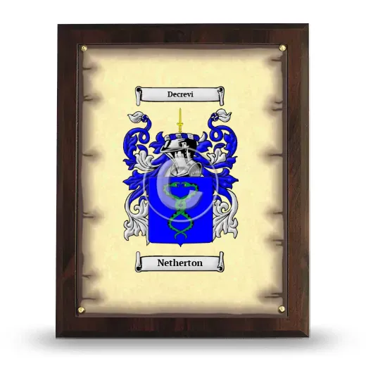 Netherton Coat of Arms Plaque