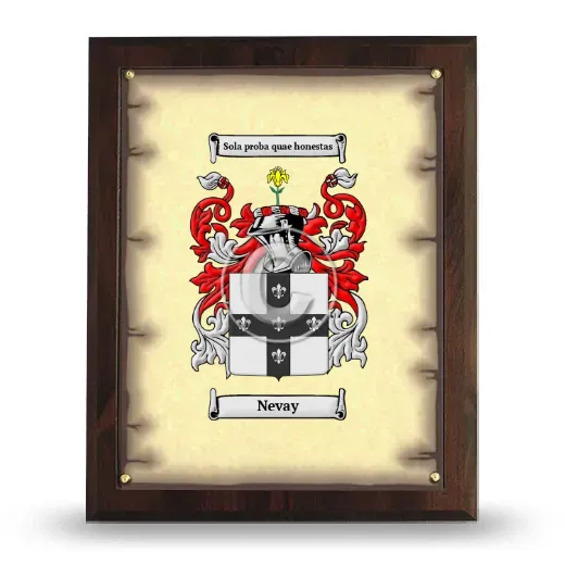 Nevay Coat of Arms Plaque