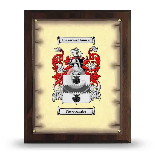 Newcombe Coat of Arms Plaque