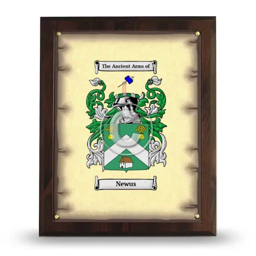 Newus Coat of Arms Plaque