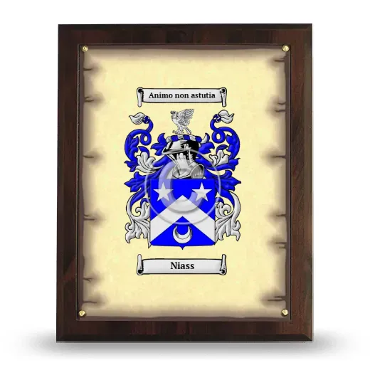 Niass Coat of Arms Plaque