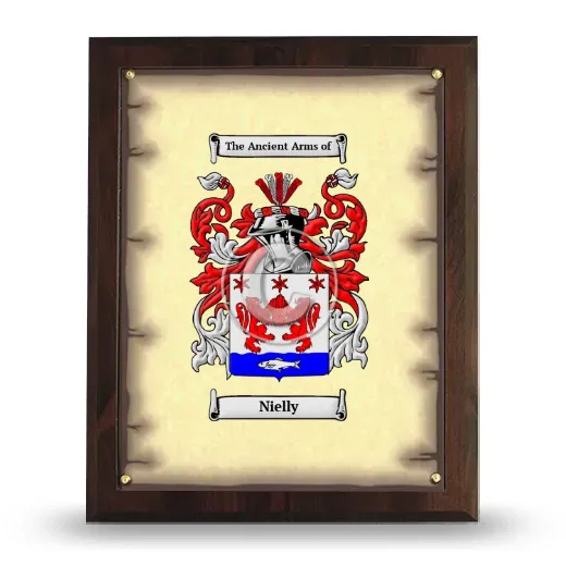 Nielly Coat of Arms Plaque