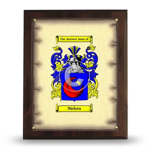 Nielsen Coat of Arms Plaque