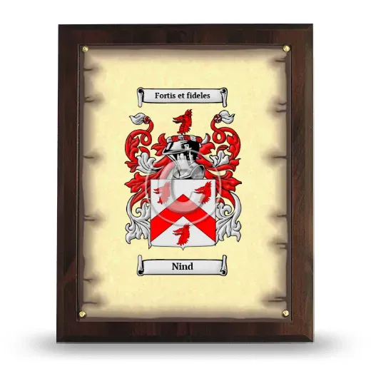 Nind Coat of Arms Plaque