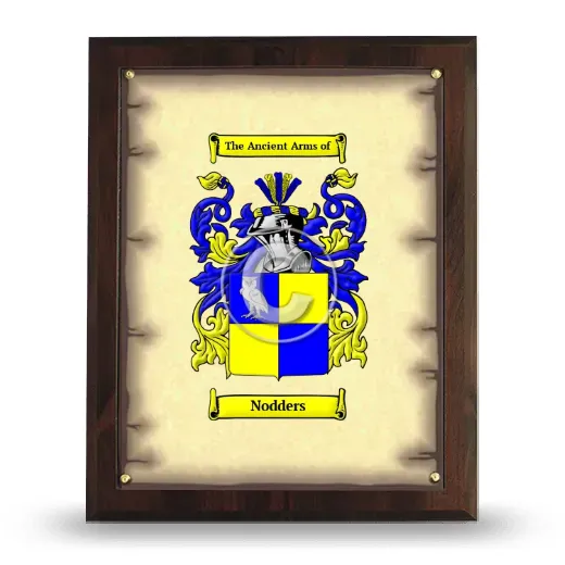 Nodders Coat of Arms Plaque