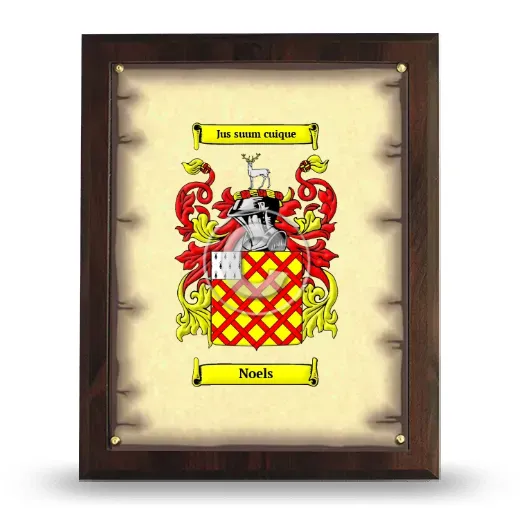 Noels Coat of Arms Plaque