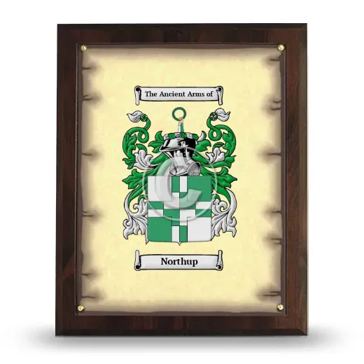 Northup Coat of Arms Plaque