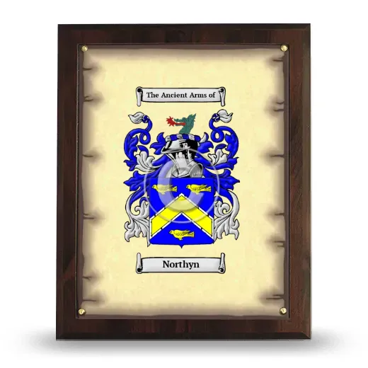 Northyn Coat of Arms Plaque