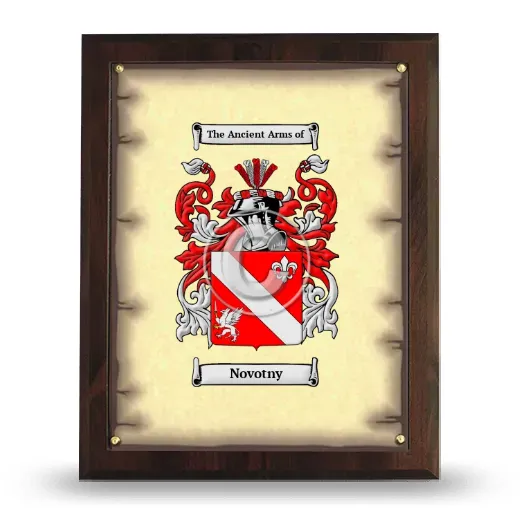 Novotny Coat of Arms Plaque