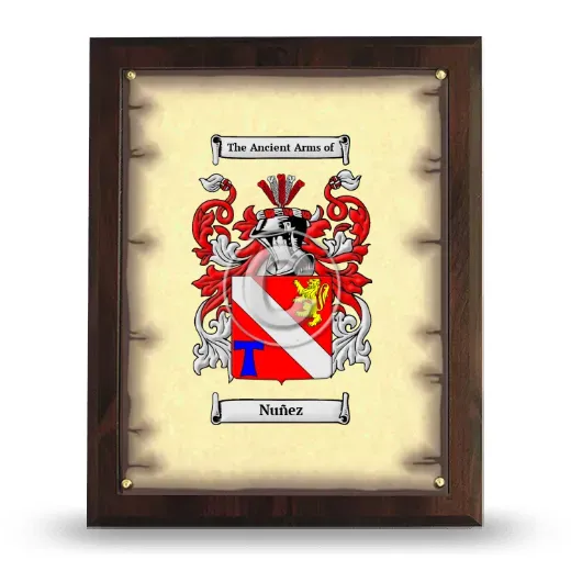 Nuñez Coat of Arms Plaque