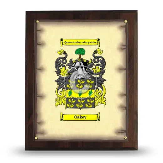 Oakey Coat of Arms Plaque