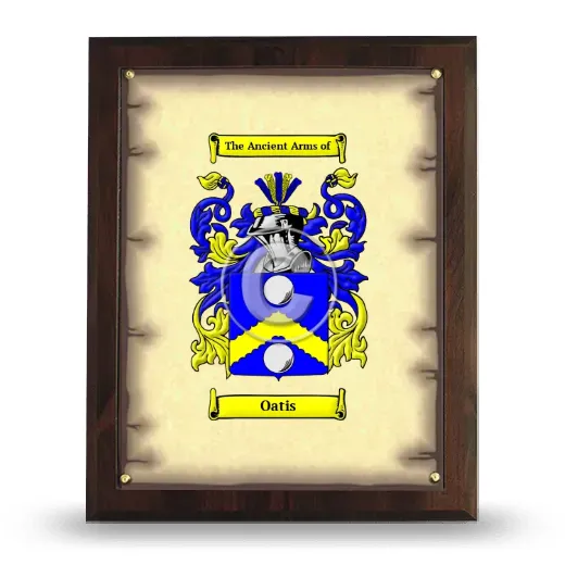 Oatis Coat of Arms Plaque