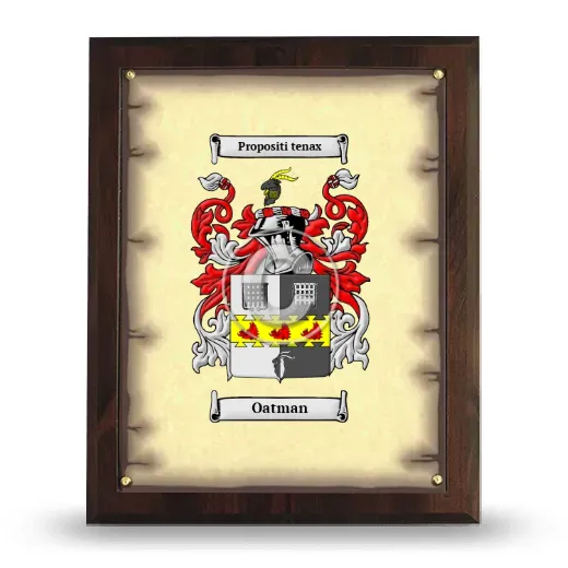 Oatman Coat of Arms Plaque