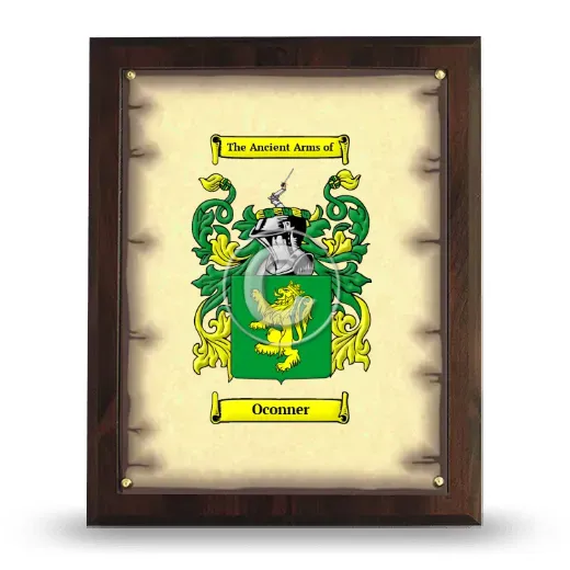 Oconner Coat of Arms Plaque