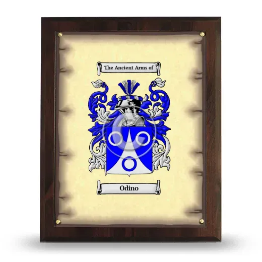Odino Coat of Arms Plaque
