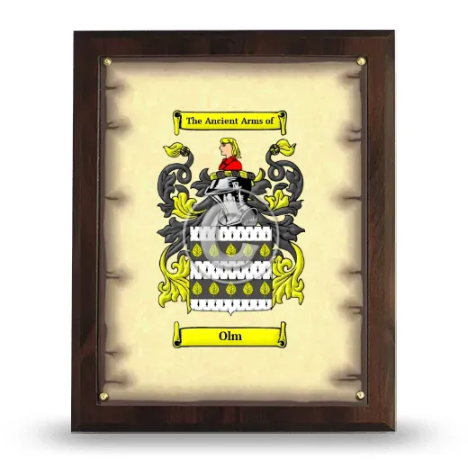 Olm Coat of Arms Plaque