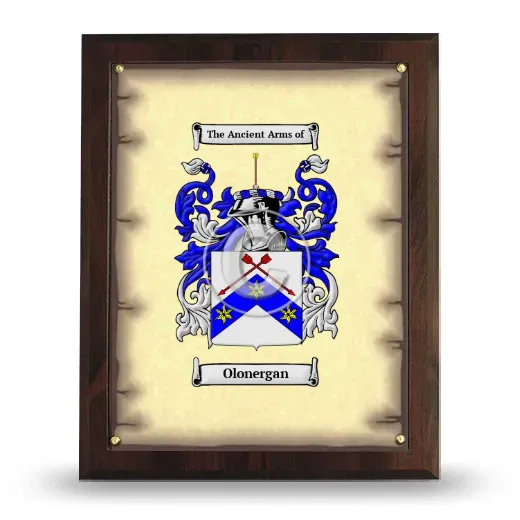 Olonergan Coat of Arms Plaque